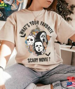 What's Your Favorite Scary Movie Shirt Unisex Sweatshirt 2 Whats Your Favorite Scary Movie Shirt Unisex Sweatshirt 3