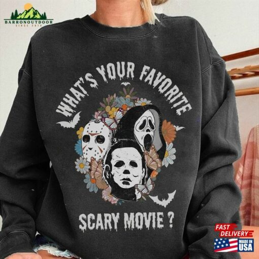 What’s Your Favorite Scary Movie Shirt Unisex Sweatshirt