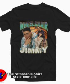 Wheelchair Jimmy Bootleg Graphic T-Shirt On Sale Wheelchair Jimmy Bootleg Graphic T-Shirt On Sale