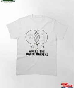 Where The Magic Happens Milk And Cereal Combination Classic T-Shirt Unisex Where The Magic Happens Milk And Cereal Combination Classic T-Shirt Unisex