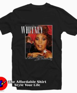 Whitney Houston Wanna Dance Tee Shirt Whitney Houston Wanna Dance Tee Shirt