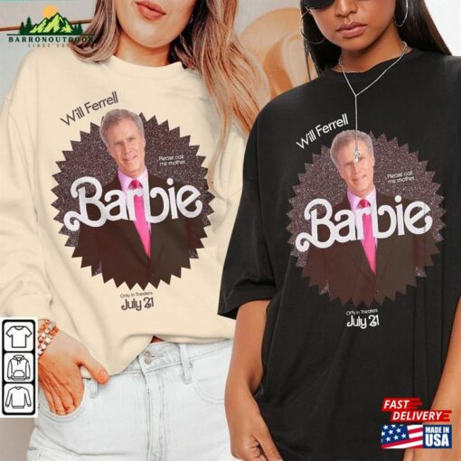 Will Ferrell Movie T-Shirt Barbie 2023 Shirt Sweatshirt Hoodie