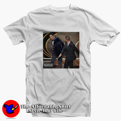 Will Smith Slaps Chris Rock Parental Advisory T-shirt On Sale