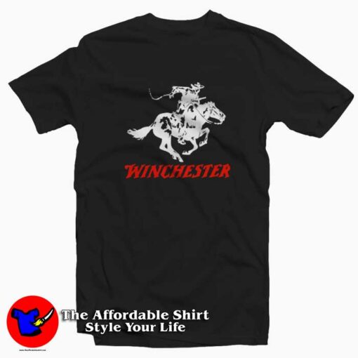 Winchester Gun Pistols Riffle Firearms Unisex T-shirt On Sale