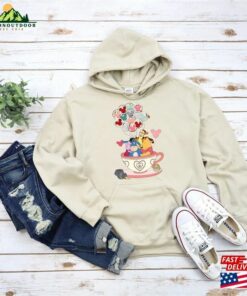 Winnie The Pooh Balloon Tea Cup Shirt Hoodie Sweatshirt Disney Characters 3