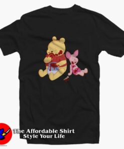 Winnie The Pooh Becomes a Slasher T-Shirt On Sale