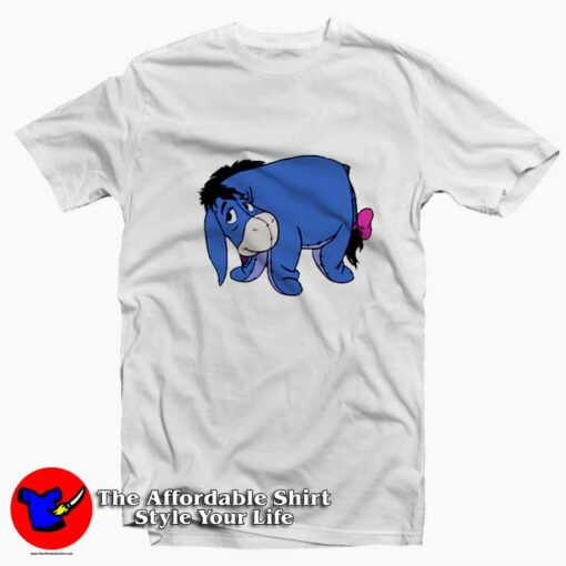 Winnie The Pooh Cute Eeyore Unisex T-shirt On Sale