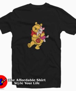 Winnie The Pooh Piglet Cartoon Characters T-shirt On Sale Winnie The Pooh Piglet Cartoon Characters T-shirt On Sale