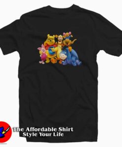 Winnie The Pooh Piglet Eeyore Kanga Tigger T-shirt On Sale Winnie The Pooh Piglet Eeyore Kanga Tigger T-shirt On Sale