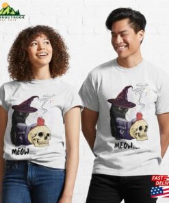 Witch Cat Making Spell Meow Funny Cute Saying Classic T-Shirt Unisex Hoodie Witch Cat Making Spell Meow Funny Cute Saying Classic T-Shirt Unisex Hoodie
