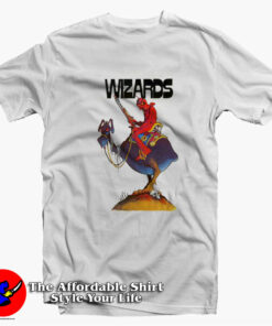 Wizards Bakshi Cartoon Anime Vintage Unisex T-shirt On Sale Wizards Bakshi Cartoon Anime Vintage Unisex T-shirt On Sale