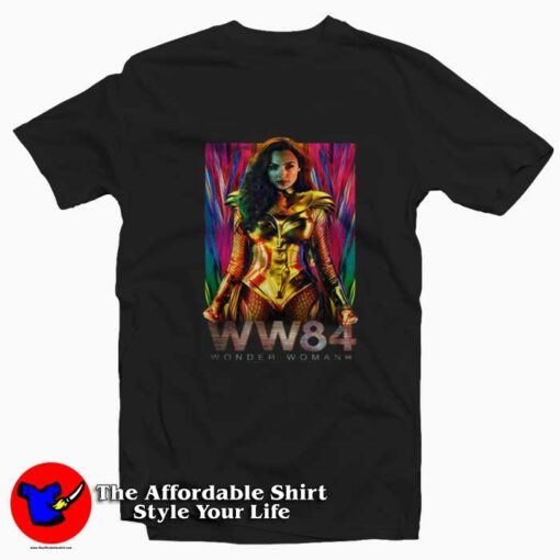 Wonder Woman 84 Golden Warrior T-shirt On Sale