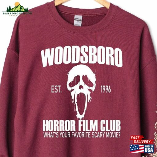 Woodsboro Horror Club Sweatshirt Scream Unisex Classic