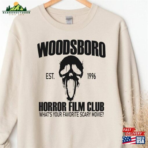 Woodsboro Horror Club Sweatshirt Scream Unisex Classic