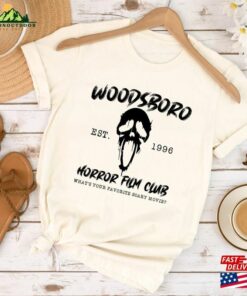 Woodsboro Shirt Scary Movie Horror Film Club T-Shirt Hoodie Classic 3 Woodsboro Shirt Scary Movie Horror Film Club T Shirt Hoodie Classic 4