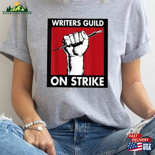 Writers Guild Of America On Strike Shirt Pay T-Shirt Screenwriters Sweatshirt