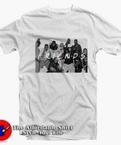 Wu Clan x Friends Vintage Rap Hip Hop T-Shirt On Sale