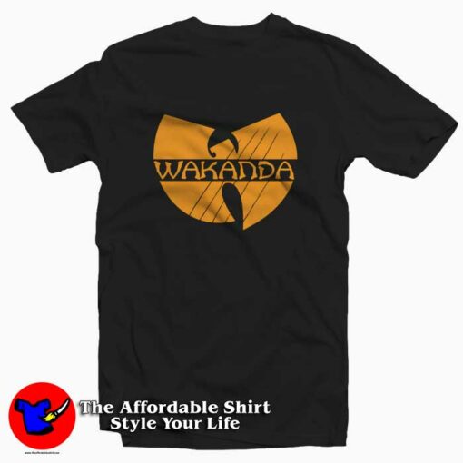 Wu Tang Black Panther Wakanda Unisex T-shirt On Sale