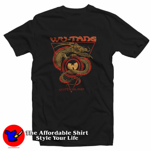 Wu-Tang Clan Staten Island Dragon Unisex T-Shirt On Sale