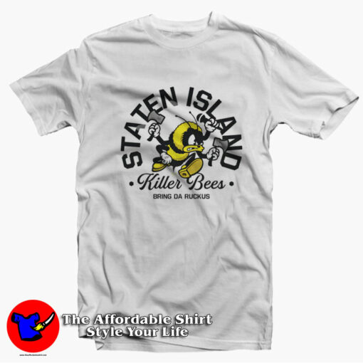 Wu-Tang Staten Island Killer Bees 90s Graphic T-shirt On Sale