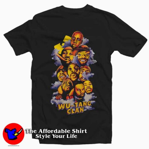 Wutang Rap Hip Hop Casual Vintage T-Shirt Wutang Clan