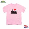 Y2k Baby Tee Margot Robbie Film Actor 2000’S T Shirt I Heart Love 90S Aesthetic Grunge Clothing Babydoll T-Shirt Sweatshirt