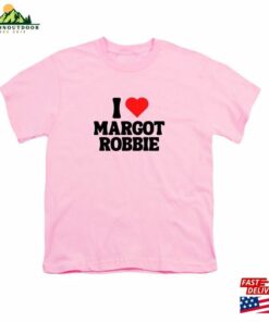Y2k Baby Tee Margot Robbie Film Actor 2000’S T Shirt I Heart Love 90S Aesthetic Grunge Clothing Babydoll T-Shirt Sweatshirt