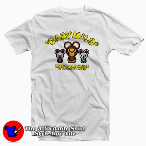 Year of the Mouse Baby Milo T-Shirt Cheap Bape Collection