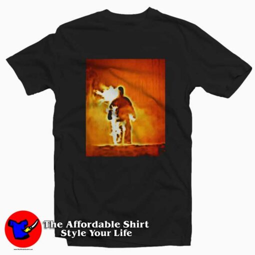 Yeezy on Fire Donda Kanye West Graphic T-Shirt On Sale