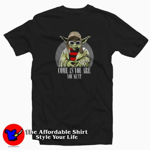 Yoda Come As You Are Quote Authentic Vintage T-shirt On Sale