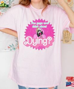 You Guys Ever Think About Dying Comforts Colors Shirt Horror Movie Ghost Face Barb Sweatshirt Hoodie 2 You Guys Ever Think About Dying Comforts Colors Shirt Horror Movie Ghost Face Barb Sweatshirt Hoodie 3