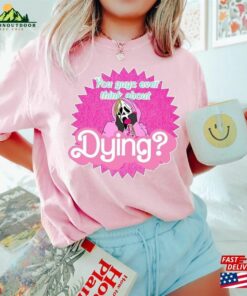 You Guys Ever Think About Dying Shirt Ghostface Horror Movie Sweatshirt Unisex 3