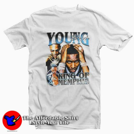 Young Dolph King Of Mamhis Graphic Unisex T-Shirt On Sale