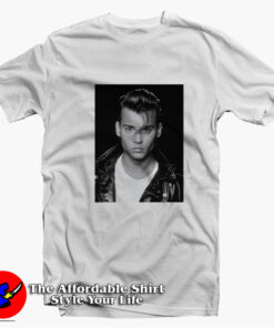 Young Johnny Depp Graphic Vintage Unisex T-shirt On Sale