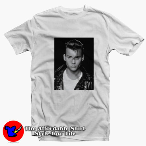 Young Johnny Depp Graphic Vintage Unisex T-shirt On Sale