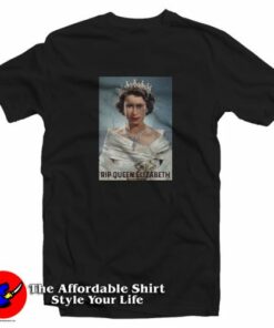 Young Queen Elizabeth Potrait Unisex T-Shirt On Sale