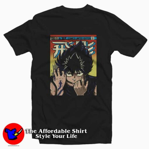 Yu Yu Hakusho Hiei Comic Graphic Unisex T-Shirt On Sale