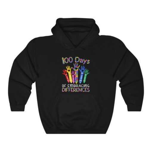 100 Days Of Embracing Differences IEP 100th Day Of School Hoodie