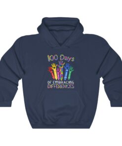 100 Days Of Embracing Differences IEP 100th Day Of School Hoodie 4 100 Days Of Embracing Differences IEP 100th Day Of School Hoodie 5