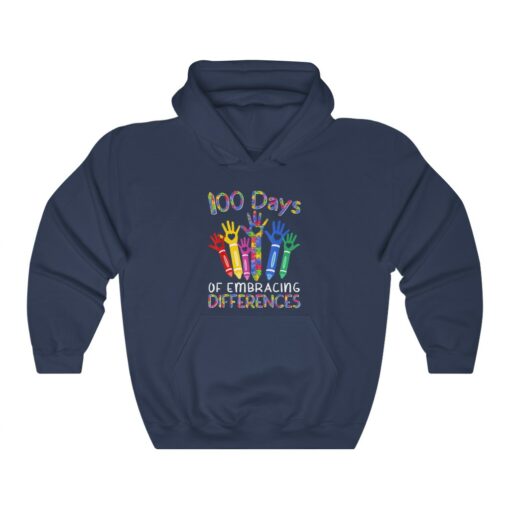 100 Days Of Embracing Differences IEP 100th Day Of School Hoodie