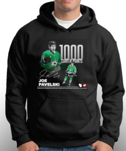 1000 Career Points Joe Pavelski Dallas Stars Signature Shirt 3