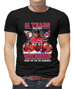 11 Years 2013 – 2023 Terry Francona Thank You For The Memories T-shirt 11 Years 2013 – 2023 Terry Francona Thank You For The Memories T-shirt