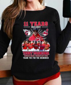 11 Years 2013 – 2023 Terry Francona Thank You For The Memories T-shirt 11 Years 2013 – 2023 Terry Francona Thank You For The Memories T-shirt