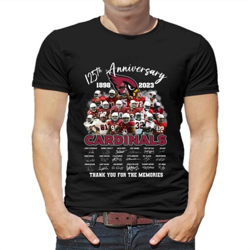 125th Anniversary 1898 – 2023 Cardinals Thank You For The Memories T-shirt