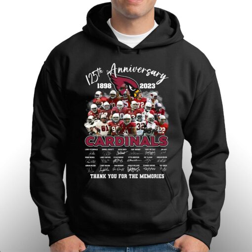 125th Anniversary 1898 – 2023 Cardinals Thank You For The Memories T-shirt