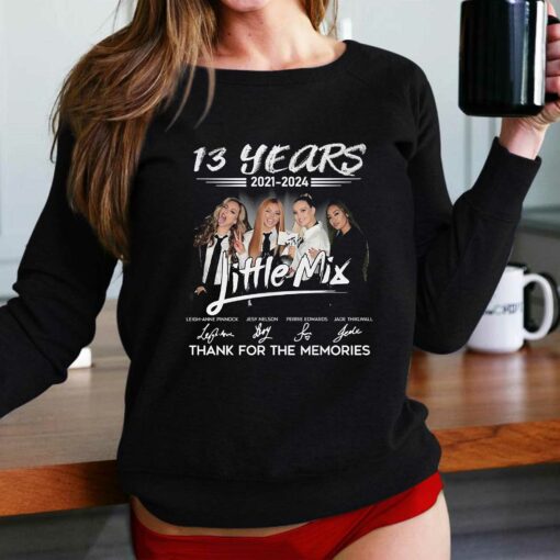 13 Years 2021 – 2024 Little Mix Thank You For The Memories T-shirt