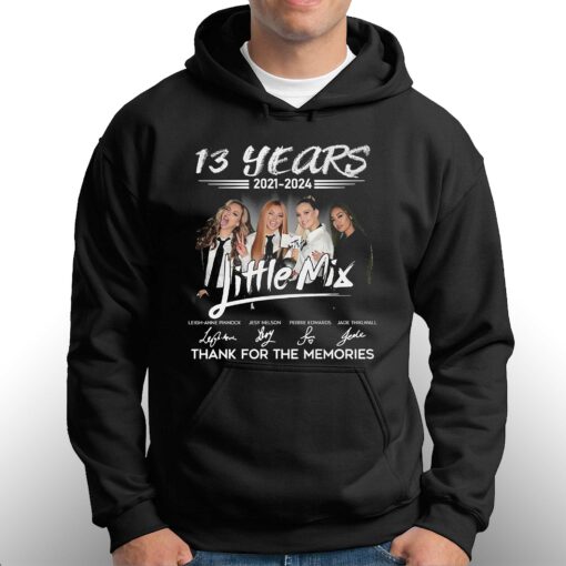 13 Years 2021 – 2024 Little Mix Thank You For The Memories T-shirt