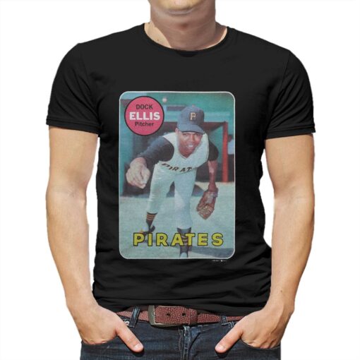 1969 Topps Rookie Dock Ellis Pirates Shirt