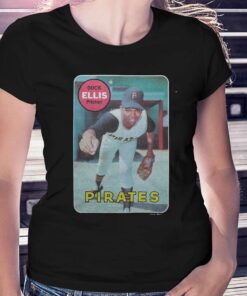 1969 Topps Rookie Dock Ellis Pirates Shirt 1 1969 Topps Rookie Dock Ellis Pirates Shirt 2