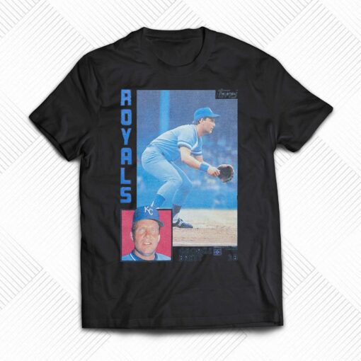 1984 Topps Baseball George Brett Royals Shirt